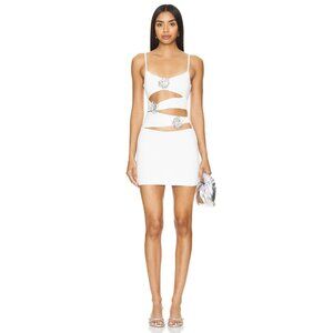 Superdown Aitana Mini Dress in White XSmall New With Tags Womens